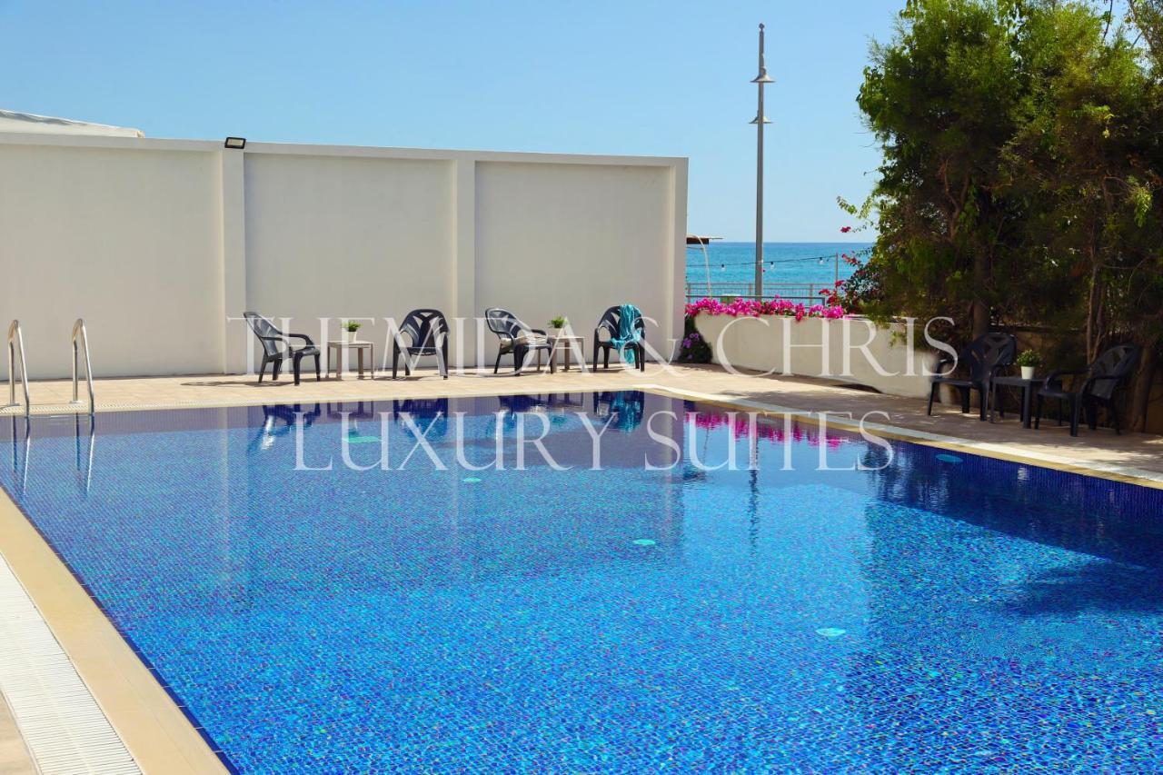 Luxury Penthouse 1Br-Seafront-Seasonal Pool-Central Larnaca Buitenkant foto